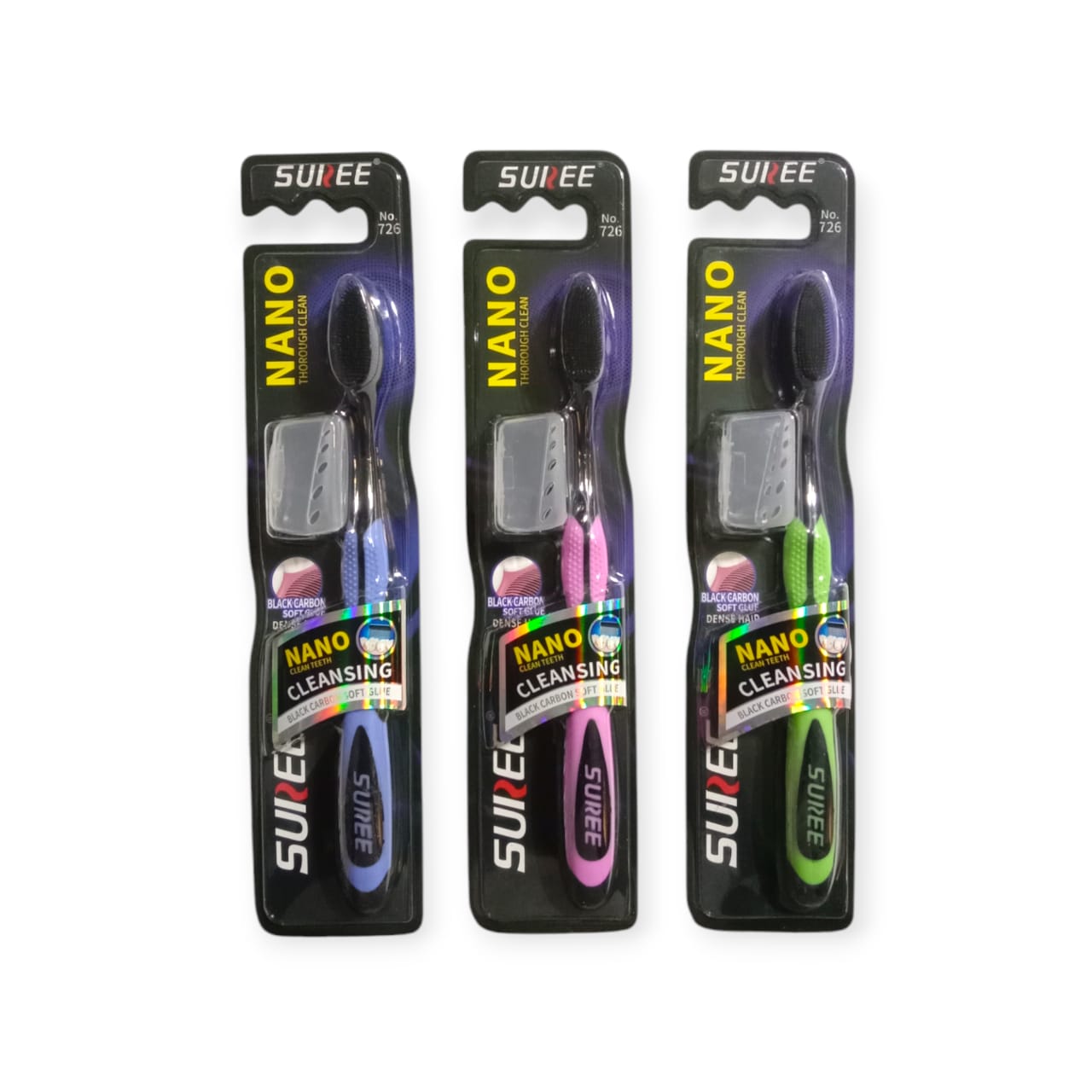 SUREE NANO BLACK  TOOTH BRUSH